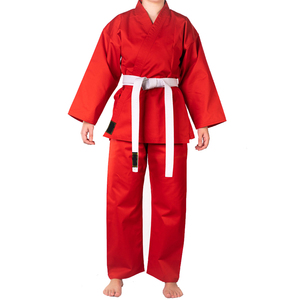 Rohzen Sports Men's Karate Uniform <b>Set</b> 240g Polyester/Cotton Breathable Quick Dry Stretch Reinforced Stitching Training Apparel - Product Image 1