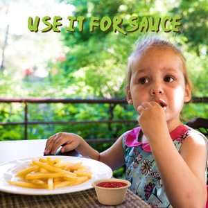 Vasos Desechables de Fibra de Bagazo Natural de 2oz, Ecológicos, Impermeables, Biodegradables y Compostables - Porción Pequeña para Alimentos - Product Image 2