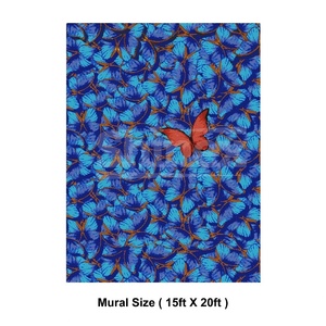 Mosaïque murale en verre texturé de 10 mm avec des tons de couleurs mélangées traditionnels pour des murs intérieurs accrocheurs dans les hôtels et les écoles - Product Image 5