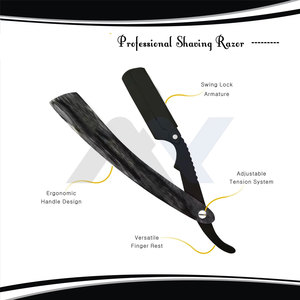 Navaja de Afeitar Profesional de Madera de Primera Calidad con Hoja Recta, Calidad de Salón, Mango de Madera y Soporte de Acero Inoxidable - Product Image 5