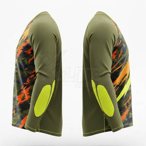 Camiseta de Portero de Fútbol de Manga Larga, Corte Clásico, Talla Grande, Absorbe la Humedad, Ropa Deportiva Resistente para Porteros, para Entrenamiento - Product Image 3