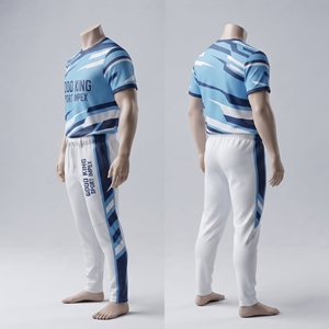 Conjunto Deportivo Personalizado para Hombre, Camiseta y Pantalones Sublimados, Uniforme de Entrenamiento, Fabricante y Proveedor OEM de Ropa Deportiva para Equipos, Venta al por Mayor en Alibaba - Product Image 3