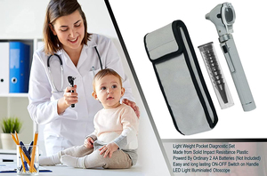 Otoscopio de Fibra Óptica Mini, Set de Diagnóstico ENT de 13 Piezas, Kit de Examen de Oído Médico con Certificación CE ISO, Venta al por Mayor OEM ODM - Product Image 3