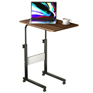 Tavolino Laterale C Sottile e Compatto per Laptop con Vano Portaoggetti per Divano, Letto, Spazi Ristretti, Tavolino da Caffè per Soggiorno e Camera da Letto - Product Image 1