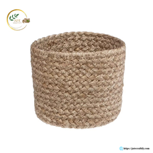 Handmade Jute <b>Tree</b> <b>Pot</b> – Sustainable Natural Fiber <b>Plant</b> <b>Pot</b> Cover for Balcony, Living Room and Garden Use - Product Image 2