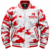 Blouson Bomber de Baseball Personnalisable Écologique Grande Taille pour Homme avec Logos Brodés – Solution OEM/ODM