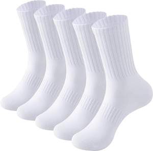 2025 Wholesale Sport <b>Socks</b> Mens Athletic Cotton Crew <b>Socks</b> <b>Moisture</b> Wicking Breathable Casual <b>Socks</b> for Men - Product Image 1