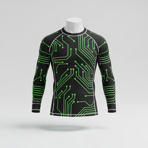 Camiseta de Manga Larga Unisex para Surf, Natación, Protección UV de Secado Rápido, para BJJ, MMA, Jiu Jitsu, Entrenamiento de Grappling - Product Image 1