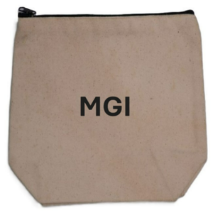 Luxury Fashion Eco-Friendly 100% Cotton Small Zipper Pouch <b>Makeup</b> <b>Bag</b> Custom Logo Printed Travel Cosmetics Recycled Gift <b>Bags</b> - Product Image 2