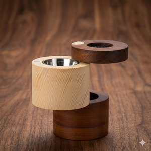 Brûleur d'encens en bois, brûleur d'encens électrique Bakhoor, brûleur d'encens avec lumière nocturne pour la décoration de la maison, design Mubkhar - Product Image 1