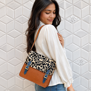 New Designer Western Style Recycled <b>Leather</b> Handbag Multi Color Purse Women Stylish Cowhide Multi Uses Shoulder Sling <b>Bag</b> - Product Image 2
