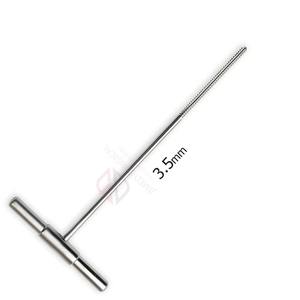 Cannulated T-<b>Handle</b> Bone <b>Tap</b> 1.5mm-4.0mm | Orthopedic Surgical Implant Screw Tool for Veterinary Use - Product Image 3