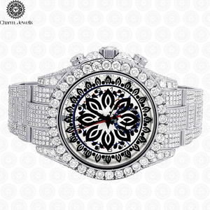Charm Jewells – boîtier de montre de luxe en acier inoxydable, mouvement mécanique, lumineux, mode masculine, date automatique, résistant à l'eau 10 bars, 20mm - Product Image 3