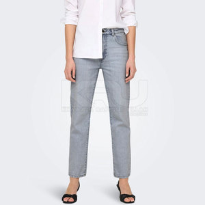 Jeans de Lona para Mujer, Corte Ajustado, Cintura Media, Cómodos, con Tela Transpirable y Costuras Resistentes, Ideales para Uso Diario Prolongado en Invierno - Product Image 3
