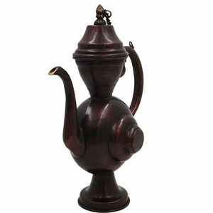 Vintage Brass <b>Kettle</b> <b>Tea</b> Pot Surahi Samovar Traditional Peetal Chai <b>Kettle</b> Water Pot for Pooja Temple Decor Home Decoration - Product Image 4