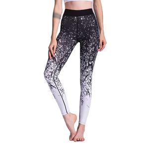 Leggings de Compresión para Mujer, Ropa Deportiva, Estilo Chino, Leggings de Yoga Estampados, Leggings para Correr, Pantalones Deportivos, Spandex/Nailon - Product Image 1