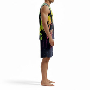 Tenues de basketball professionnelles, ensembles de maillots de basketball personnalisés en sublimation intégrale pour la vente en gros - Product Image 4