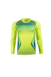 Goalkeeper Long Sleeve Rash Guard Black Red Print Full Sleeve <b>Men's</b> Quick Dry <b>Compression</b> <b>Shirt</b> Adult Sports Top - Product Image 4