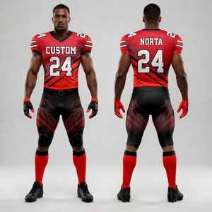 Full Allover Sublimated Spandex Polyester Football Kit Featuring Lightweight Breathable <b>Material</b> - Product Image 6