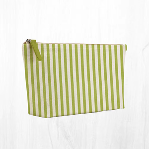 Plain 100% Cotton Eco-Sustainable Woven Pouch Yarn Dyed Pattern Spring Grey Color Custom <b>Home</b> <b>Textile</b> Worldwide Export - Product Image 1