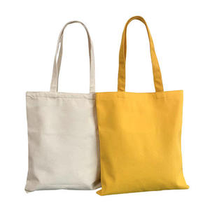 Sac fourre-tout en toile de coton recyclable imprimé sur mesure avec logo - Sac de courses réutilisable - Product Image 1