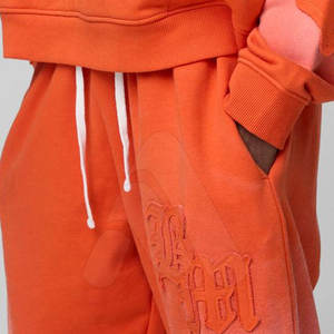 Conjunto Deportivo de Dos Piezas con Capucha y Estampado para Invierno, Chándal Informal para Correr, Conjunto Deportivo Personalizado con Bordado para Hombre - Product Image 6