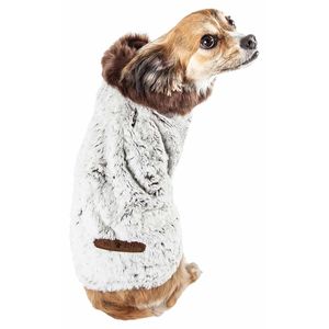 Luxe Purrlage <b>Designer</b> Fur <b>Dog</b> Coat Jacket Premium Pet <b>Clothes</b> - Product Image 3