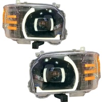 Phare avant à LED Angel Eye pour Hiace Bus KDH200 2014-2018, 81170-26420, Quantum Black LED DRL, pièces de phare 81130-26420