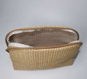 Bolsa de Maquillaje de Yute con Logotipo Personalizado, Organizador de Cosméticos de Arpillera Natural para Venta al Por Mayor - Product Image 6