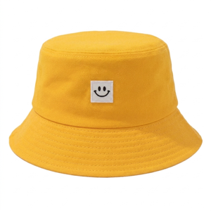 Custom Embroidered Summer Outdoor Golf Bucket <b>Hats</b> for <b>Men</b> Women <b>Sun</b> Protection with Cartoon Smile Face Logo Travel - Product Image 5