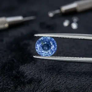 No Heat Natural Blue Sapphire 1.50CT Round Cut Loose Precious Faceted Gemstone Wholesale From Ceylon For Jewellery Making - Product Image 4