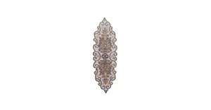 Classic Embroidered <b>Table</b> <b>Runner</b> Floral Pattern Polyester Home Decor Washable Design - Product Image 3