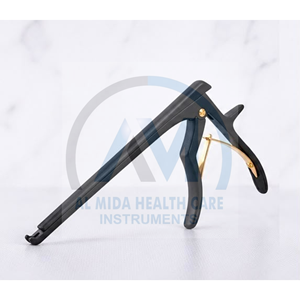 Pinza Kerrison de mordida ascendente, 13.0cm, 18.0cm, Ancho de mandíbula 1.0mm, 2.0mm, 3.0mm, Recubierta de titanio negro, Instrumento ortopédico para cirugía de columna vertebral - Product Image 4