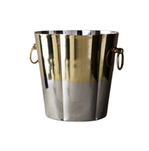 <b>Silver</b> Finished Durable Medium Size Shiny Polished Wine <b>Ice</b> <b>Bucket</b> for Parties Lightweight Stainless Steel Champagne <b>Bucket</b> - Product Image 2