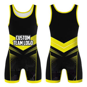 Premium Unisex Wrestling Singlet <b>Bodysuit</b> High Quality Sublimation Printed Customizable Ultra Lightweight Silky Smooth 100% - Product Image 1