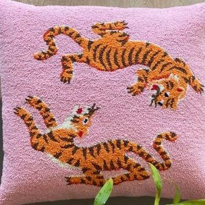 Cojín de Algodón Tejido de Alta Densidad, Tela Suave y Transpirable con Estampado, Almohada Decorativa de Lujo para Sofá de Oficina Ejecutiva Moderna - Product Image 6
