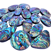 Cabochon en nacre naturelle multicolore pour la fabrication de bijoux, évalué par un tiers