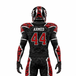 Maillot et pantalon de football américain personnalisés – Tenue de sport haut de gamme pour les championnats, entièrement personnalisable pour les équipes et les clubs - Product Image 3