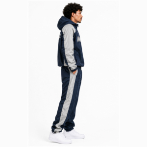 Survêtement coupe-vent personnalisé OEM pour homme, vêtements de sport en polyester, ensemble de jogging pour homme, survêtements d'hiver pour homme - Product Image 3