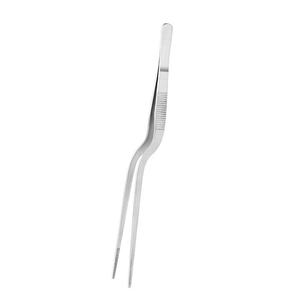 Kitchen Tweezer Sustainable Stainless Steel Henry Foodservice Metal Eco-Friendly Offset tongs - Product Image 4
