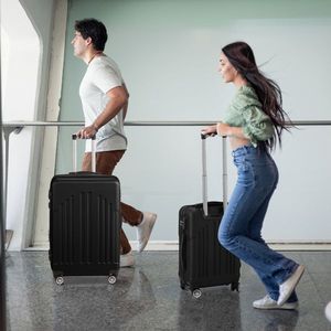 TSA lucchetto 3 pezzi ABS + PC Set valigia Hardside 4 ruote Spinner leggero 20 \ "24 \" 28 \ "Trolley da viaggio per affari - Product Image 6