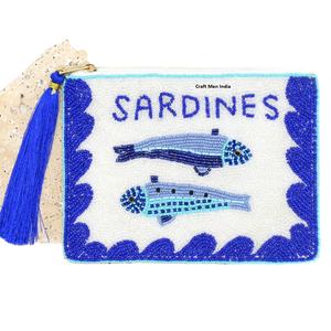 Porte-monnaie en satin pour femmes, style 2025, avec perles, fermeture éclair, décoration à paillettes, pour soirée - Product Image 1