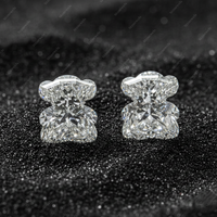 Diamant synthétique cultivé en laboratoire HPHT CVD, certifié IGI, 2 carats, qualité D VVS, taille Teddy, pour cadeau, vente en gros