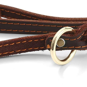 Reasonable Price Leather Dog Leash Competitive Price Leather Dog Leash Customized Color Leather Dog Leash - Product Image 5
