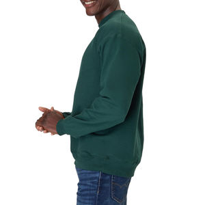 Sweat-shirt d'hiver pour hommes, vente en gros, OEM, ODM, personnalisé, écologique, col rond, coupe-vent, 100% coton, 280g, couleur unie - Product Image 5
