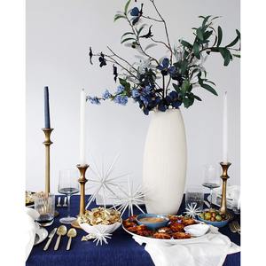 Chandelier en laiton doré antique texturé, style Mid-Century Modern, luxe, pour centre de table de mariage, décoration de table pour hôtels et maisons - Product Image 3