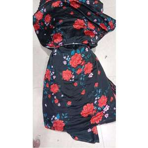 Tissu satiné imprimé de qualité supérieure pour vêtements de cérémonie et robes de occasions spéciales, disponible au meilleur prix, faible MOQ - Product Image 5
