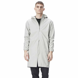 เสื้อกันฝนผู้ชายแบบยาว กันน้ำ ใช้ซ้ำได้ มีฮู้ด สำหรับกิจกรรมกลางแจ้ง - Product Image 3