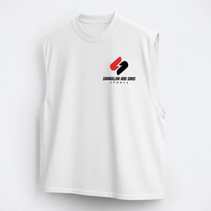 Camiseta sin mangas de algodón y elastano lavado estilo vintage para hombre, ajuste holgado, para gimnasio, musculación, informal, transpirable, para verano - Product Image 2