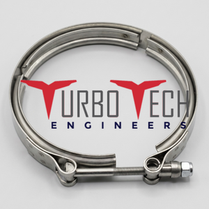 V BAND <b>CLAMP</b> 3626944 3029631 SUITABLE FOR CUMMINS ENGINE KTA19 KTA38 KTA50 QSK19 QSK38 - Product Image 1